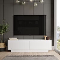 Vivano Fiona tv-taso 140x36x38 cm valkoinen